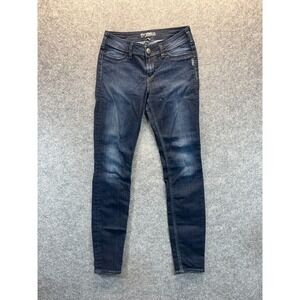 Silver Jeans Women's Size 28x31 Suki Jegging Skinny‎ Dark Blue Denim Pants